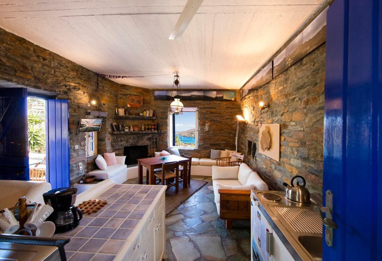 Stone House With A Magical View Villa Otzias Exterior photo